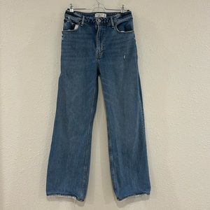 Abercrombie & Fitch Curve Love High Rise 90s Relaxed Jeans